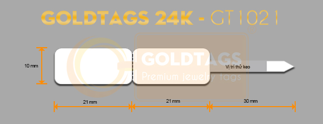 Tem Goldtags 24K - GT1021