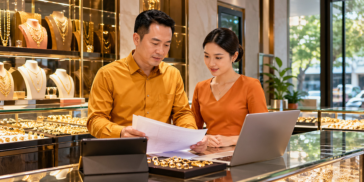 Giấy phép là điều kiện cần khi mở tiệm vàng
