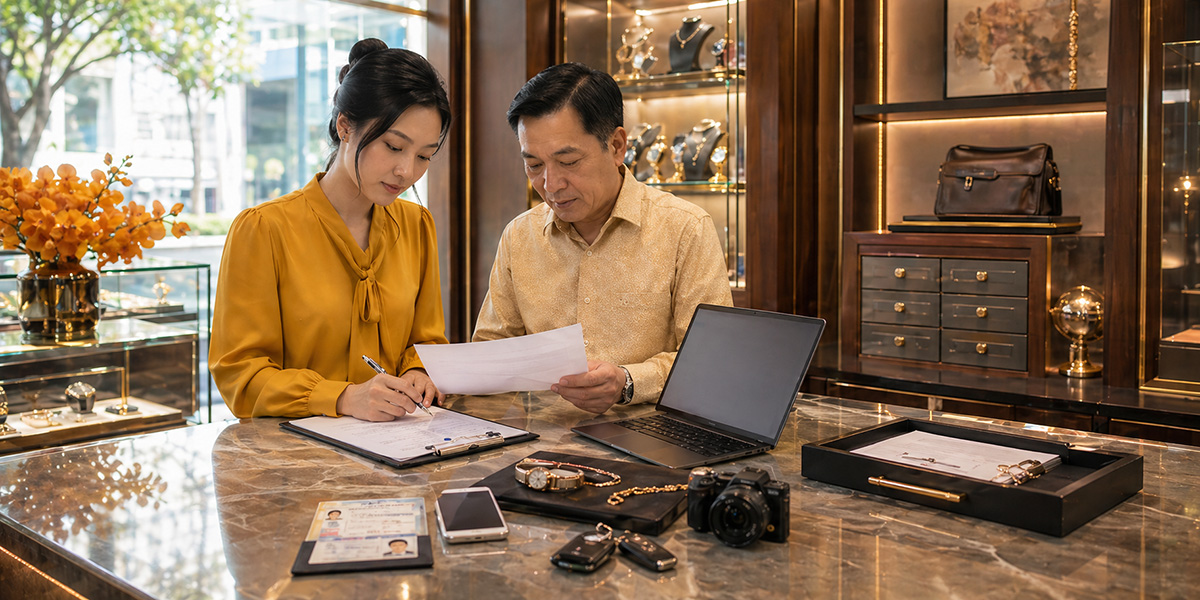 Những hồ sơ mà tiệm cầm đồ cần quản lý