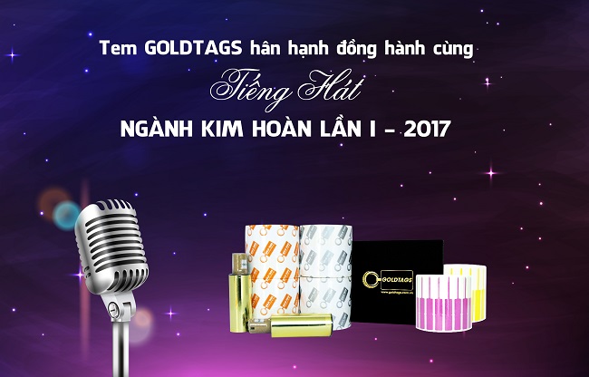 Tem nữ trang cao cấp Goldtags đồng hành cùng cuộc thi