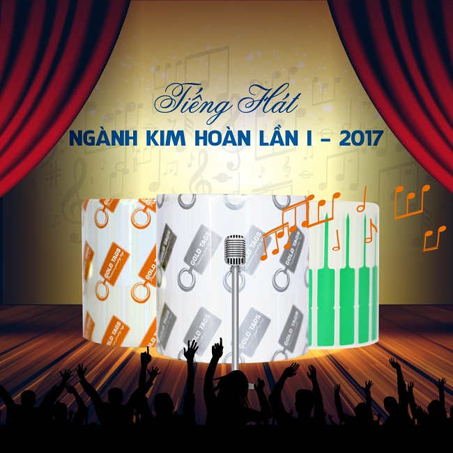 Tem nữ trang cao cấp Goldtags đồng hành cùng cuộc thi