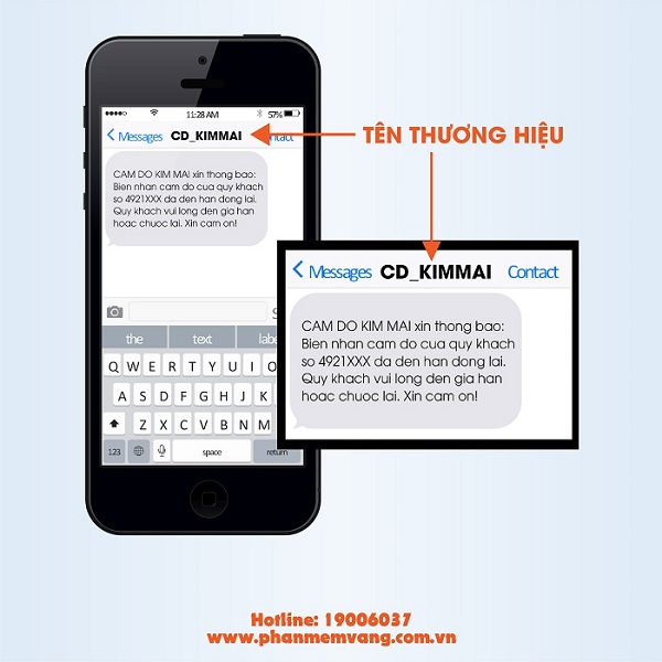 Tin nhắn thương hiệu