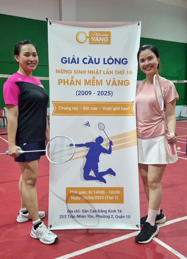 Giải cầu lông Phần Mềm Vàng