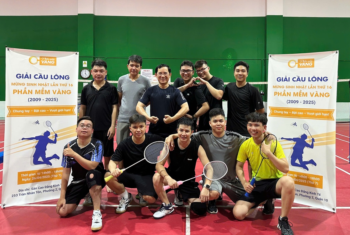 Giải cầu lông Phần Mềm Vàng
