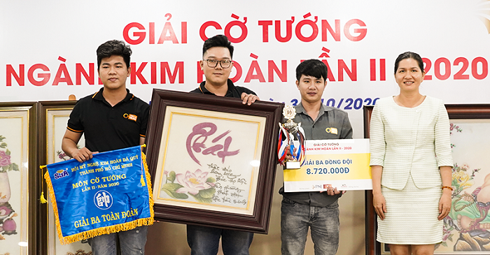 Đội tuyển Phần Mềm Vàng tại Giải Cờ Tướng Ngành Kim Hoàn 2020