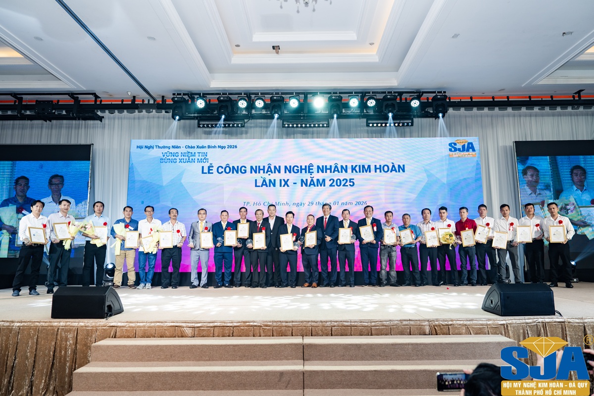 Hội nghị thường niên - chào xuân Bính Ngọ 2026 - Hội Mỹ Nghệ Kim Hoàn Đá Quý TP. HCM
