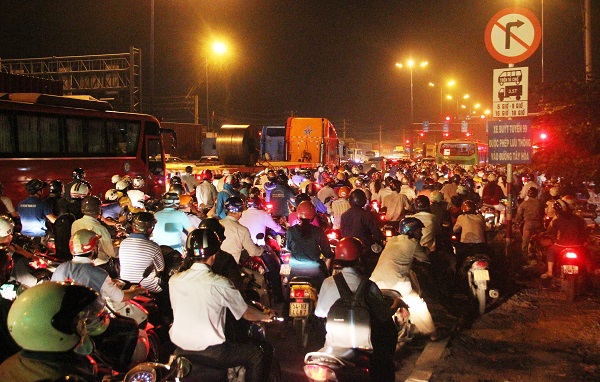 Một lần kẹt xe...