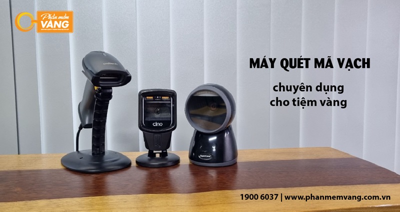Phần Mềm Vàng - đơn vị cung cấp máy quét mã vạch chuyên dụng cho ngành vàng bạc