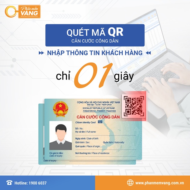 Tích hợp chức năng quét mã QR trên căn cước công dân - Phần Mềm Vàng