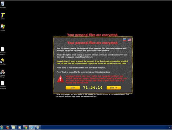 Dấu hiệu nhiễm mã độc Ransomware