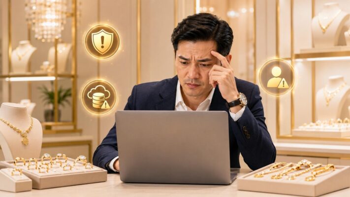 Phần mềm quản lý tiệm vàng miễn phí có thể tiềm ẩn rủi ro bảo mật dữ liệu